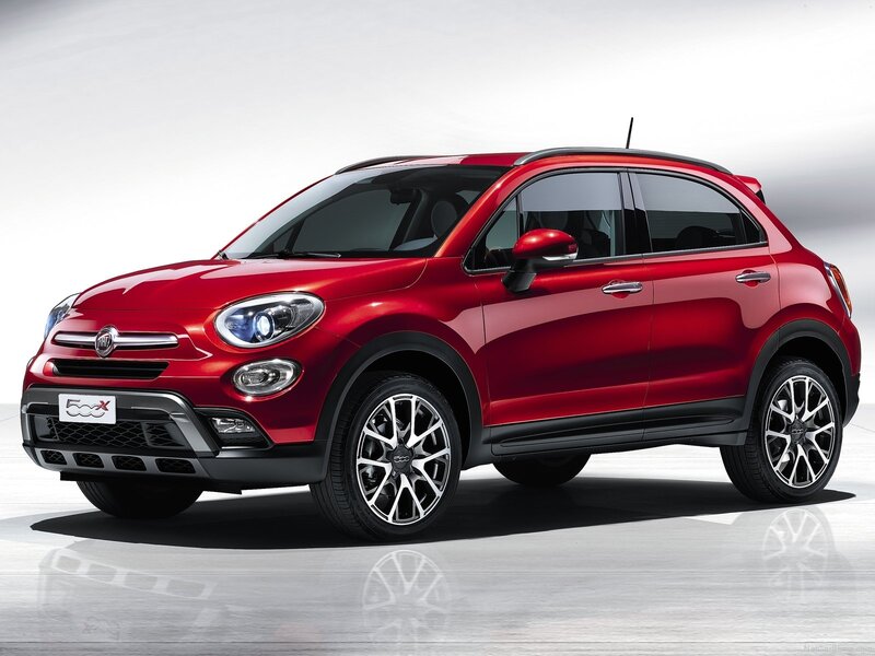 Red Fiat 500x Suv