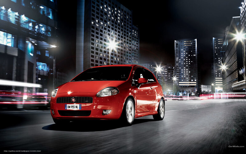 Red Fiat Car — Dynamic