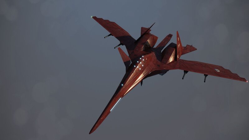 Red Fighter Jet