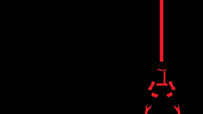 Red Figure Hanging
