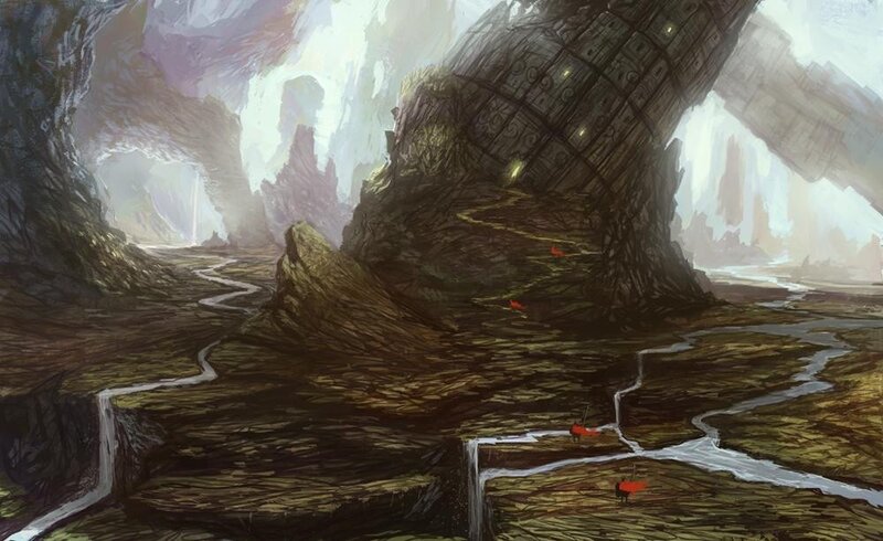 Red Figures in Cavern