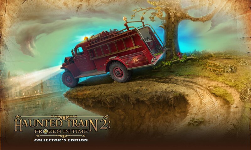 Red Fire Truck — Dramatic, Digital Art