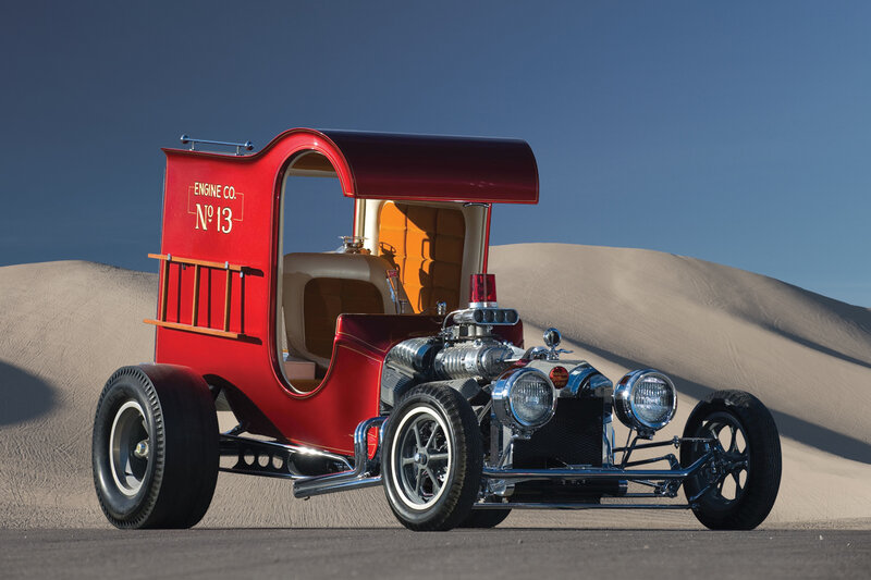 Red Fire Truck Hot Rod