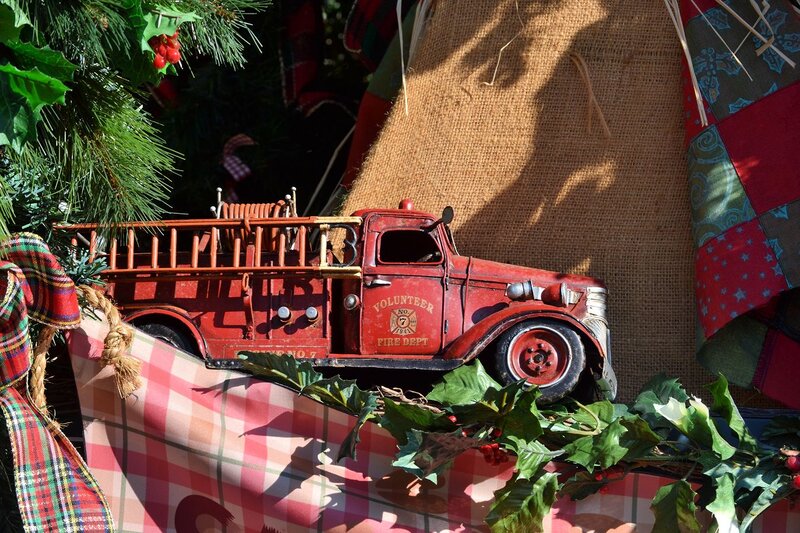 Red Fire Truck Model