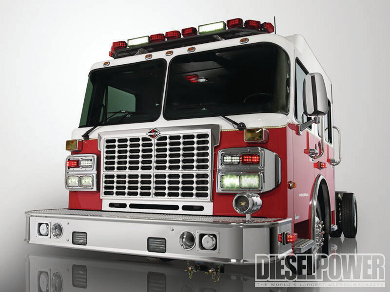 Red Fire Truck — Neutral, Photograph
