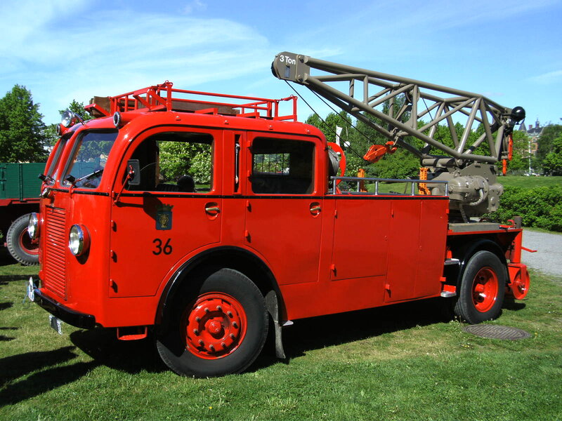 Red Fire Truck — Outdoor