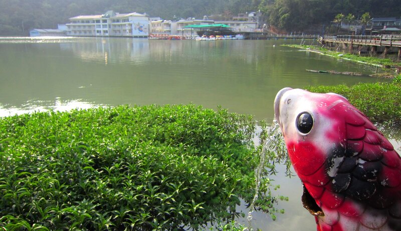 Red Fish Sculpture