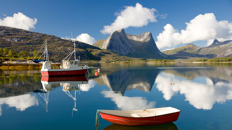 Red Fishing Boats