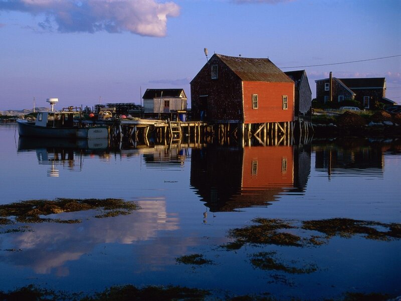 Red Fishing Shack