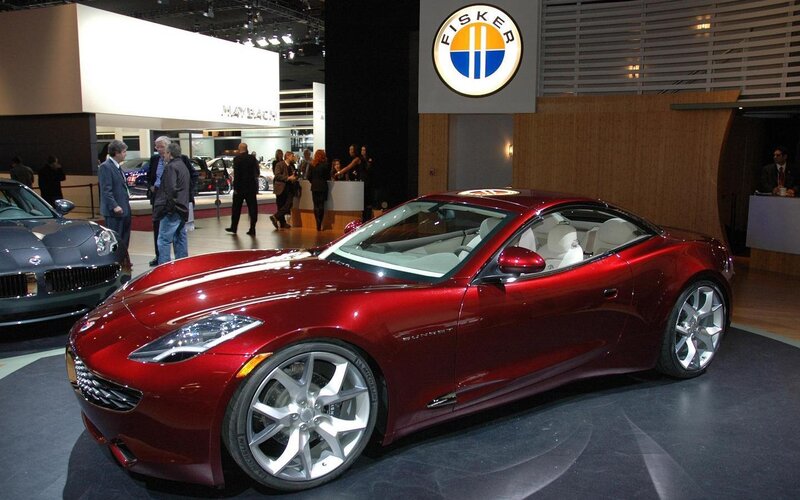 Red Fisker Karma Car — Neutral