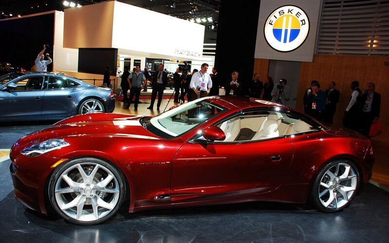 Red Fisker Karma Car