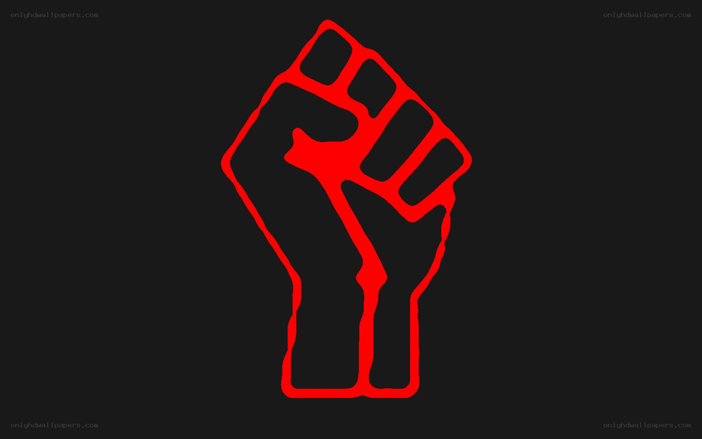 red fist symbol
