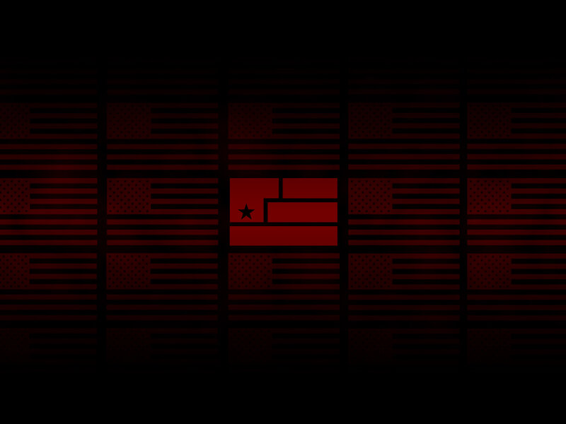 Red flag pattern design