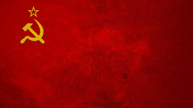 Red Flag with Hammer and Sickle — Serious