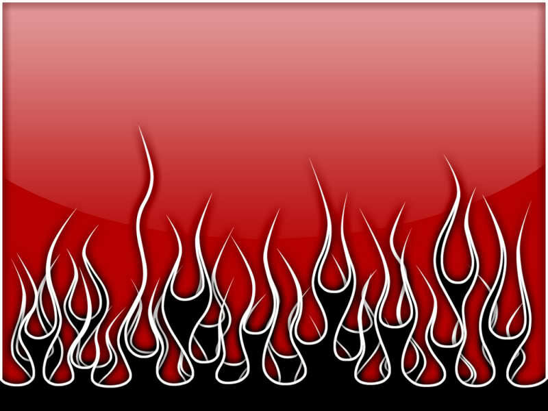 red flame design background
