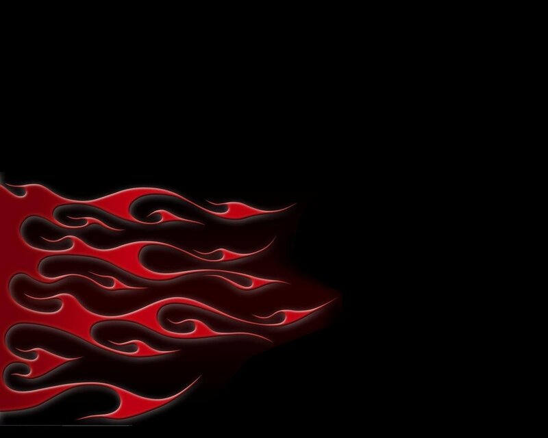 red flame design