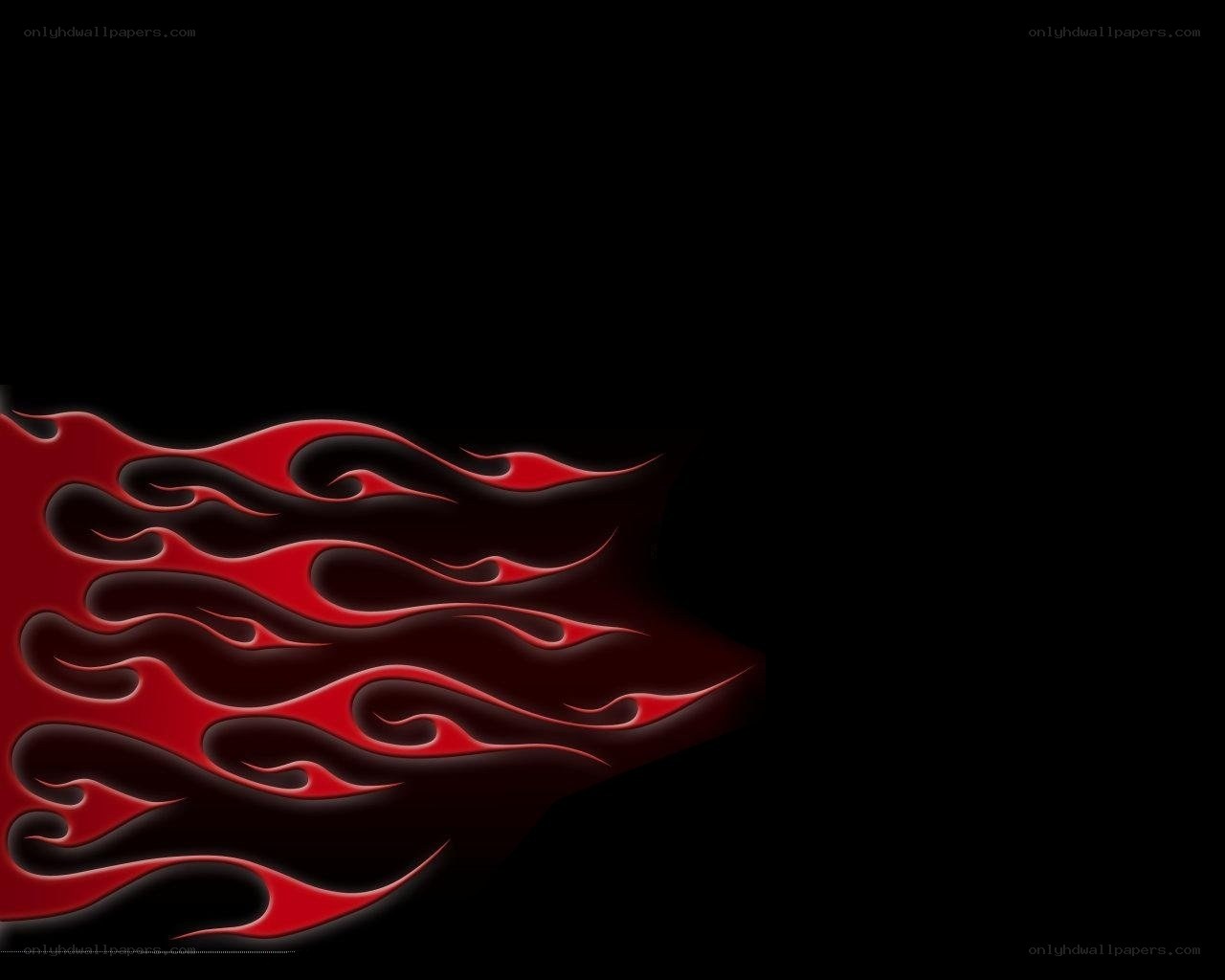 red flame design