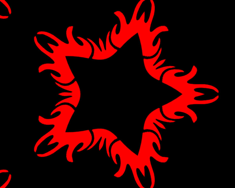 Red Flame Star
