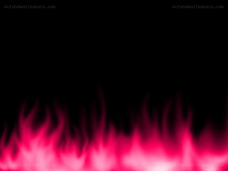 red flames on black background