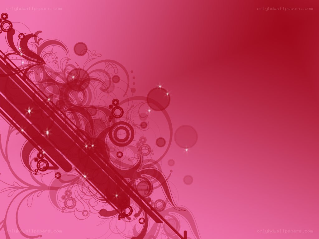 red floral abstract design