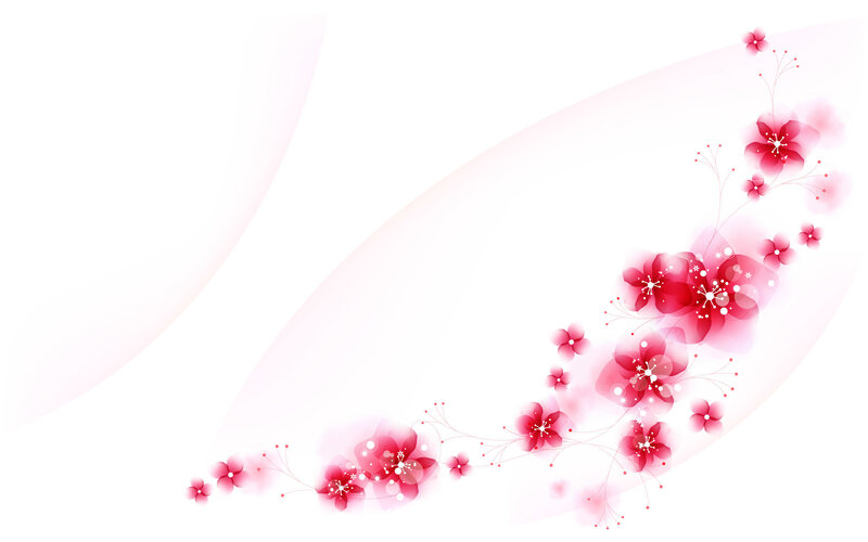 red floral abstract design