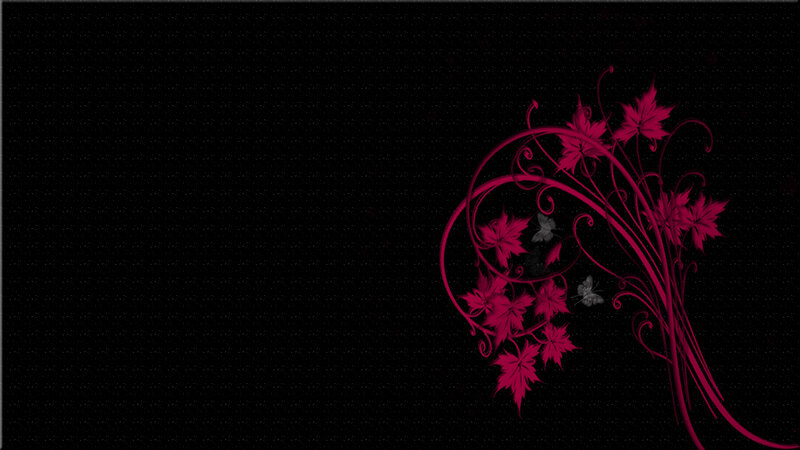 Red Floral Design