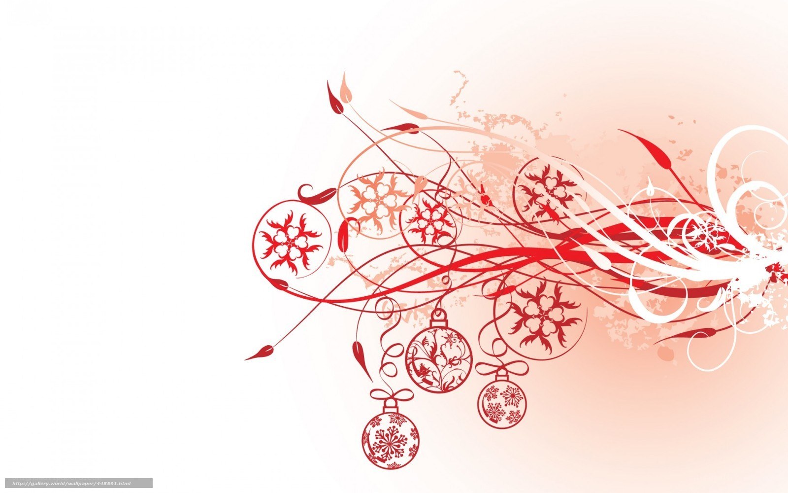 red floral holiday design