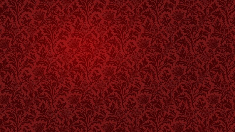 Red Floral Pattern — Illustration