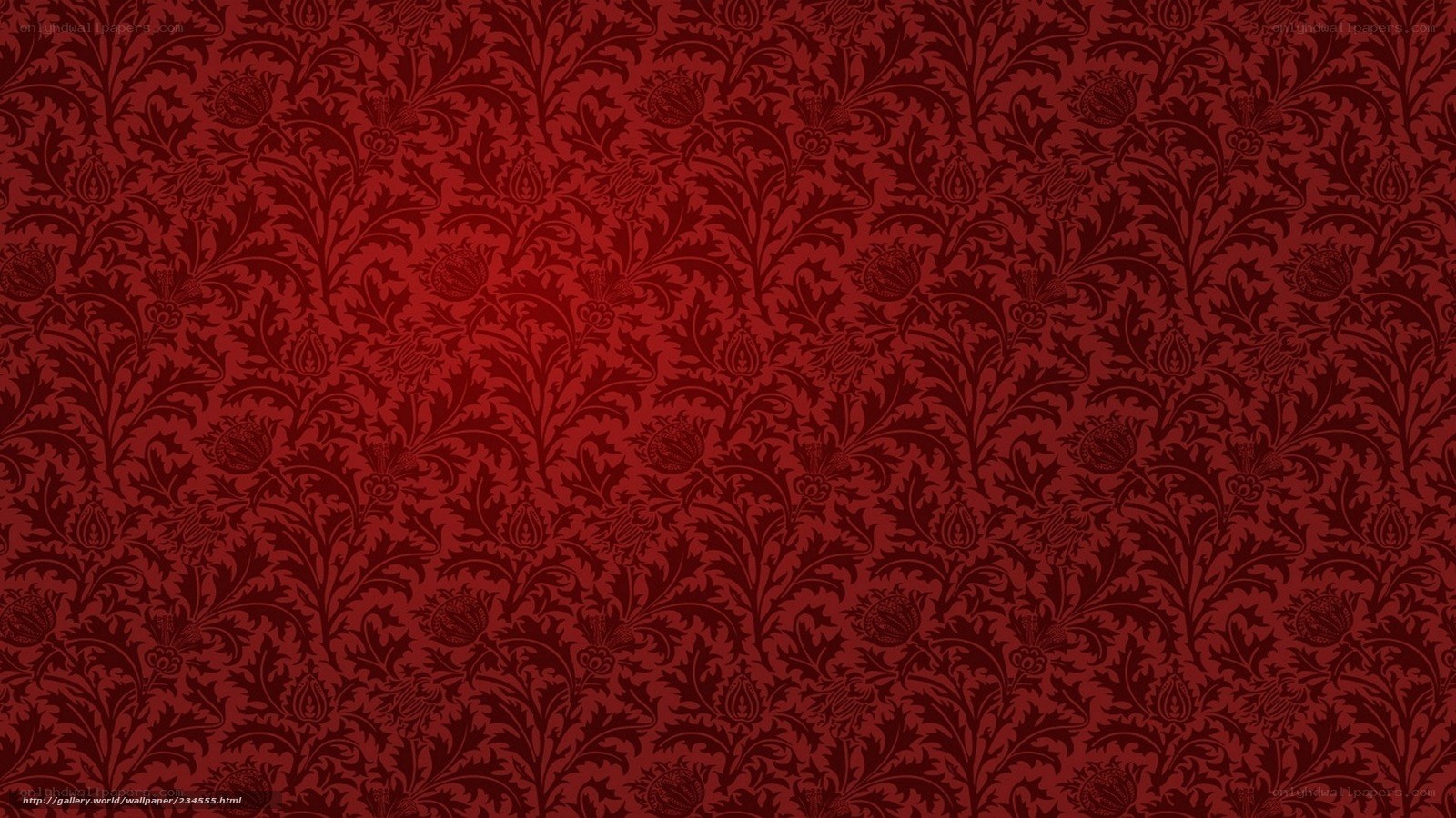 red floral pattern wallpaper