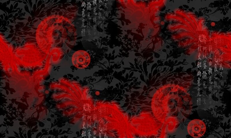 Red Floral Patterns
