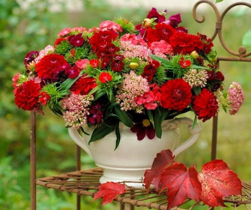 Red Flower Arrangement