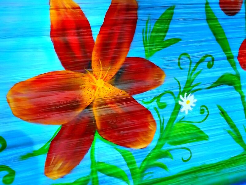 Red Flower Painting