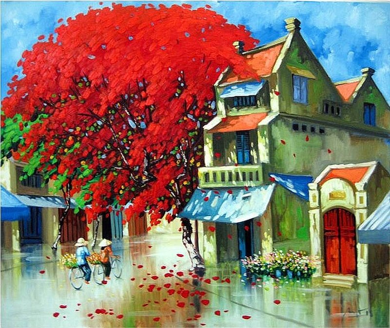 Red-flowered Tree Street