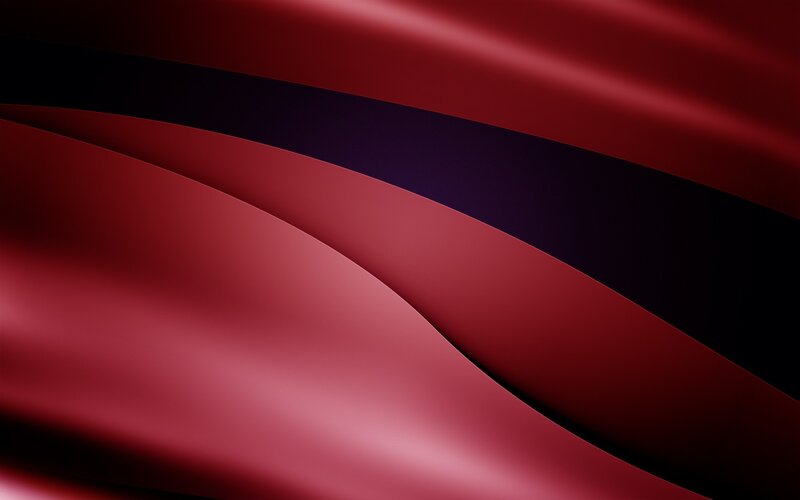 Red Flowing Fabric