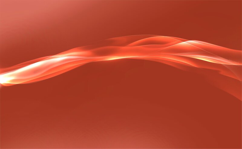 Red Flowing Light Waves