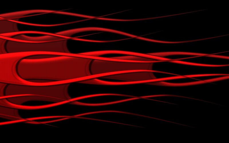 Red Flowing Lines — Dynamic