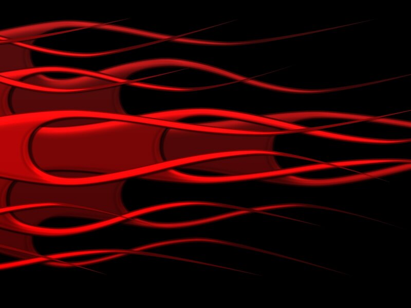 Red Flowing Lines