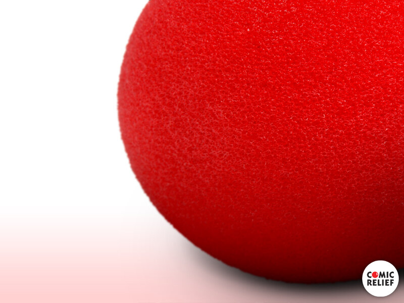 red foam ball close-up