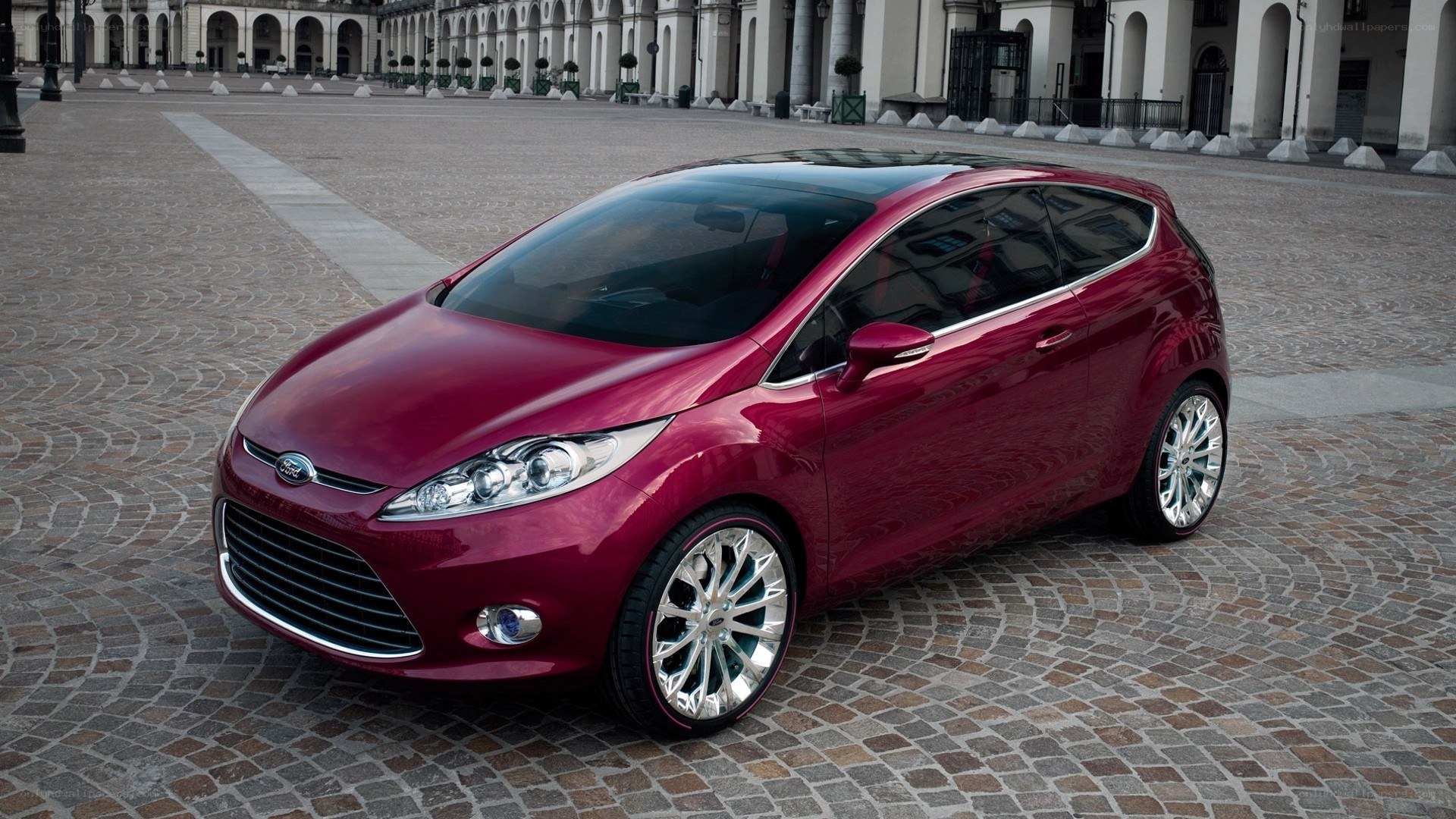 Red Ford Concept Car