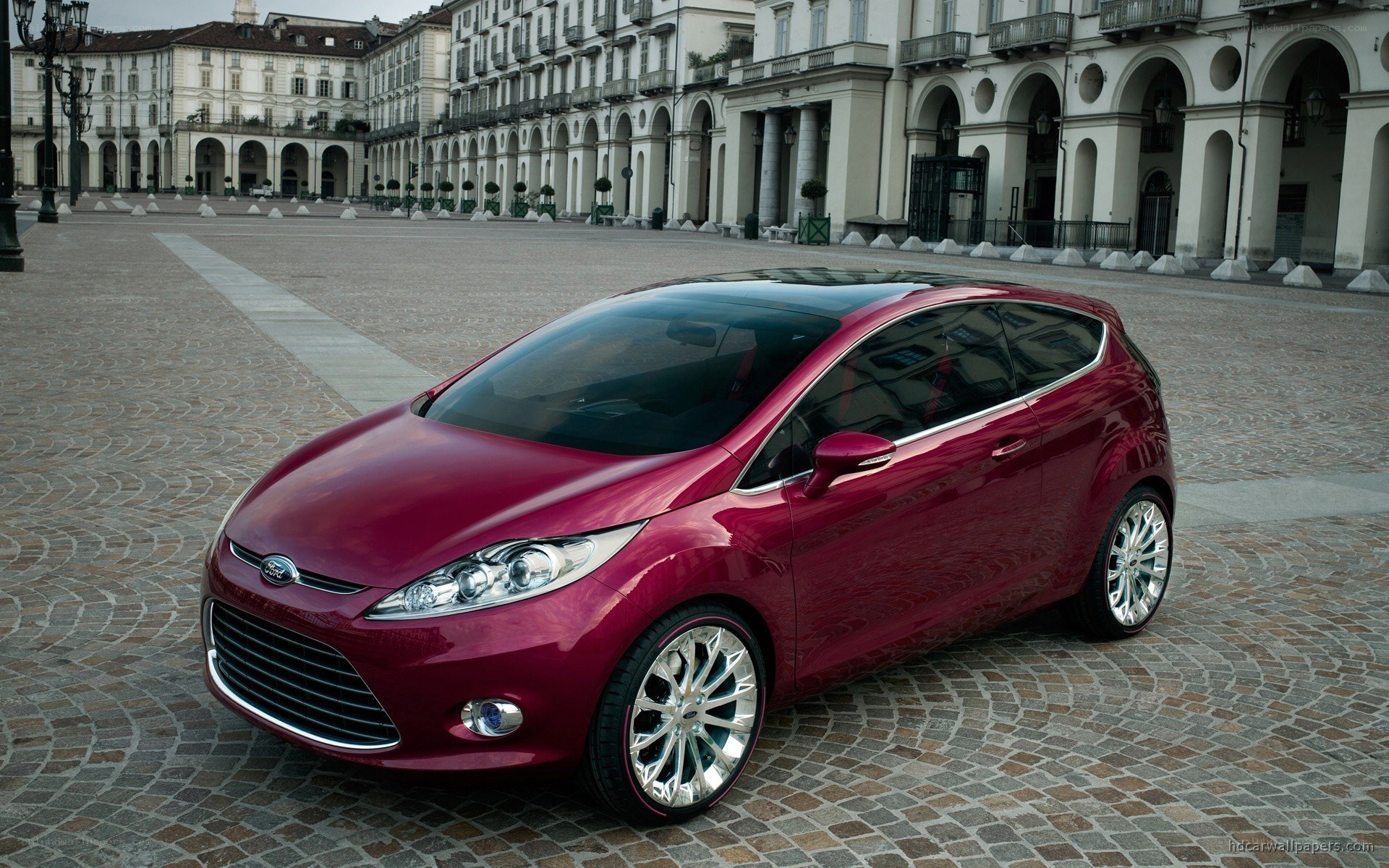 Red Ford Concept Car