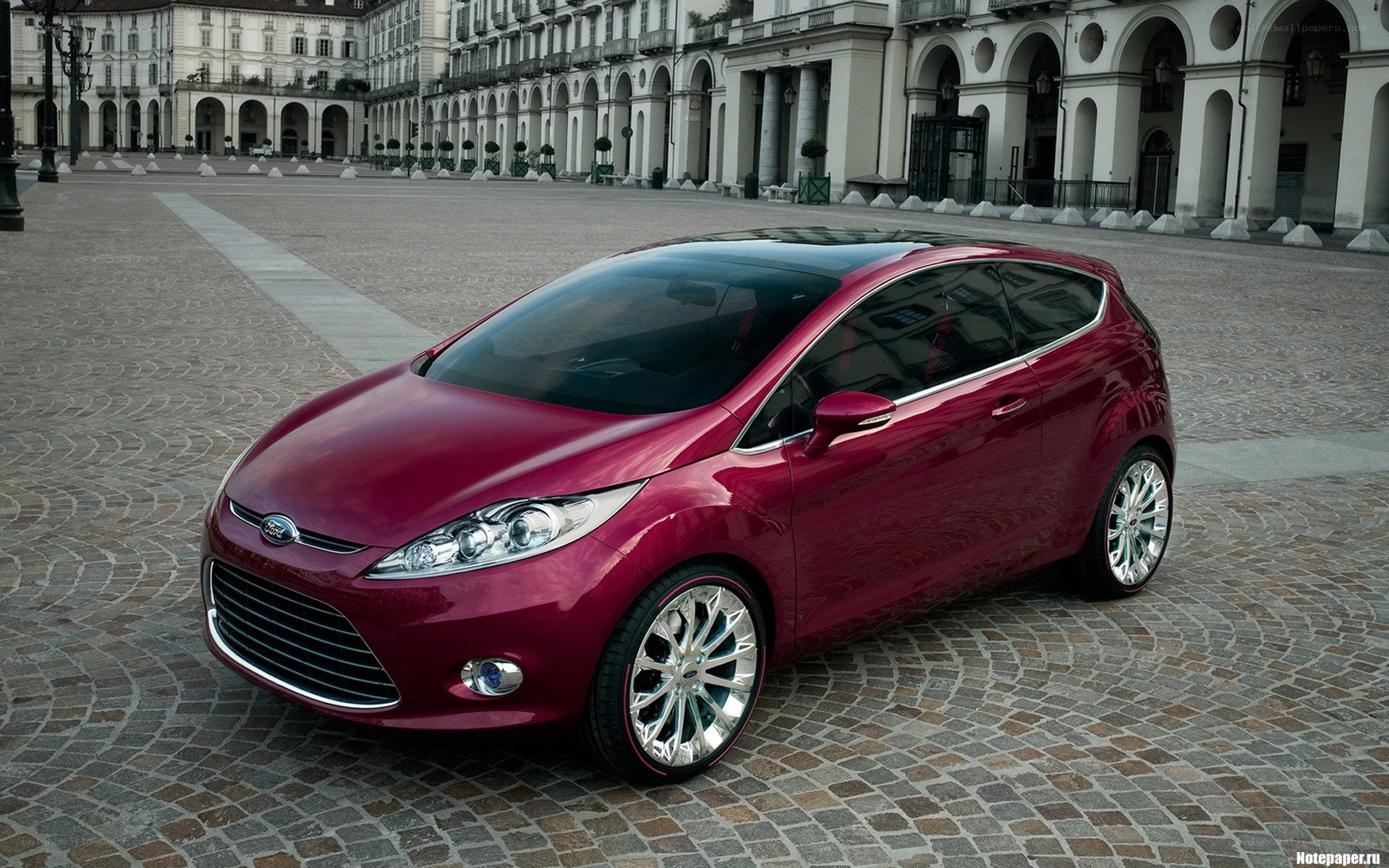 Red Ford Concept Car