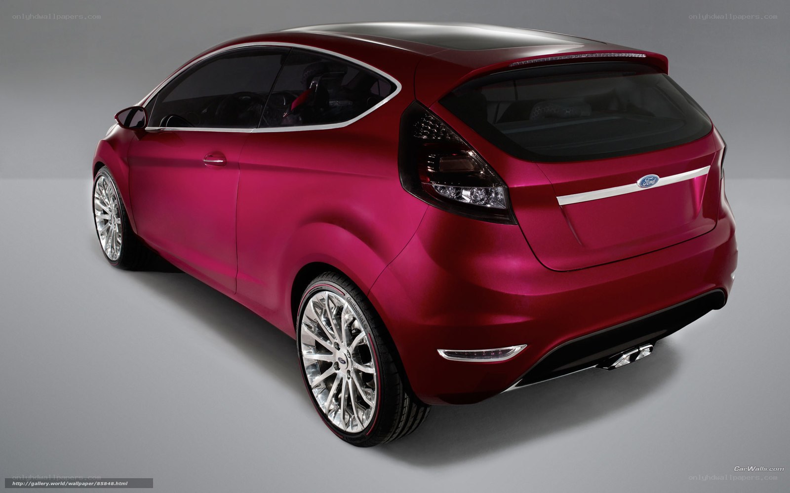 Red Ford Concept Car