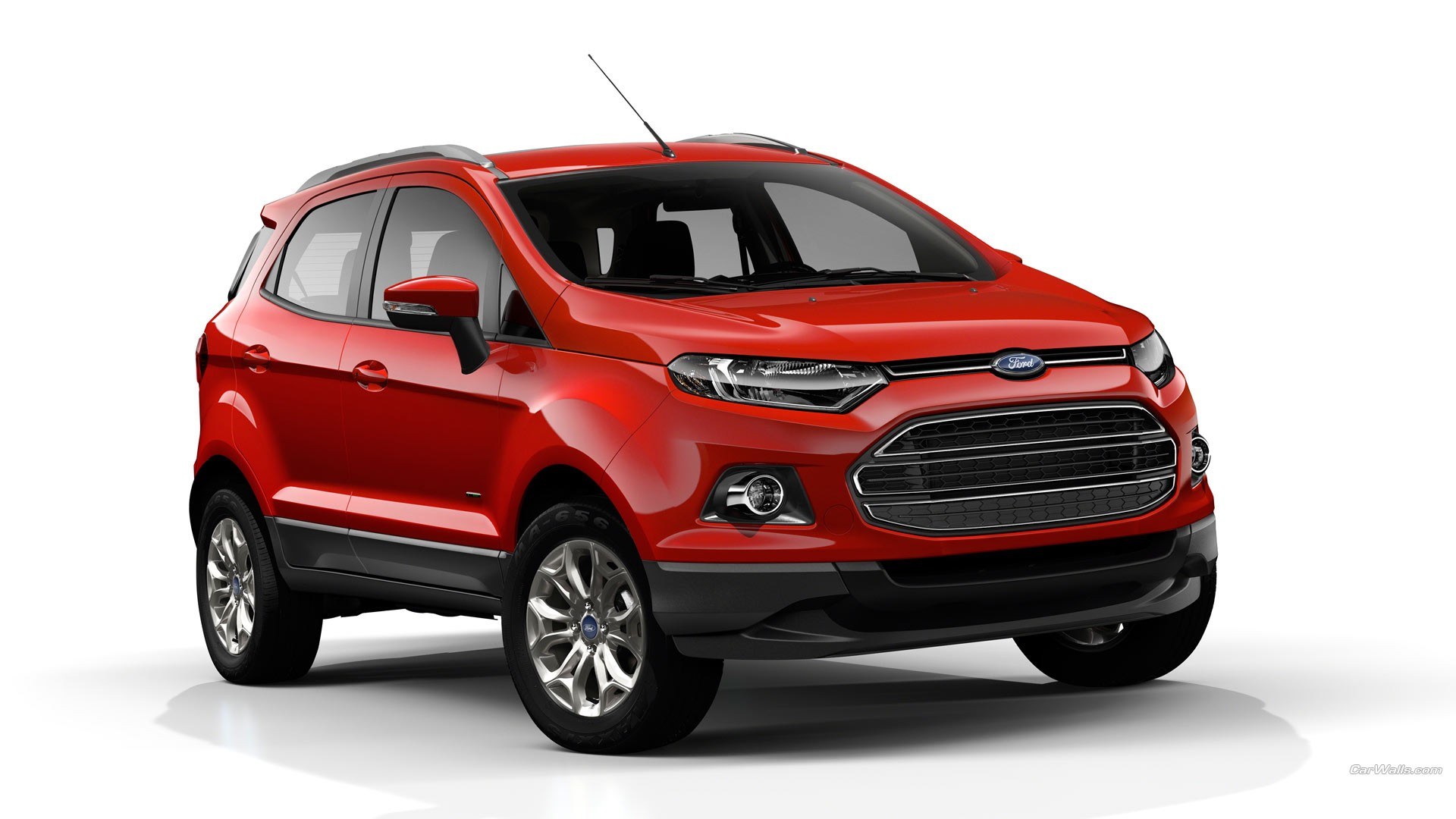 Red Ford EcoSport SUV