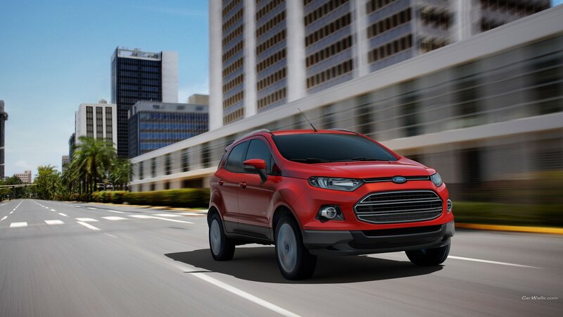 Red Ford EcoSport