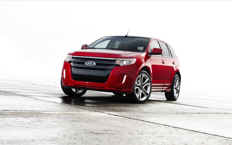 Red Ford Edge Suv — Neutral