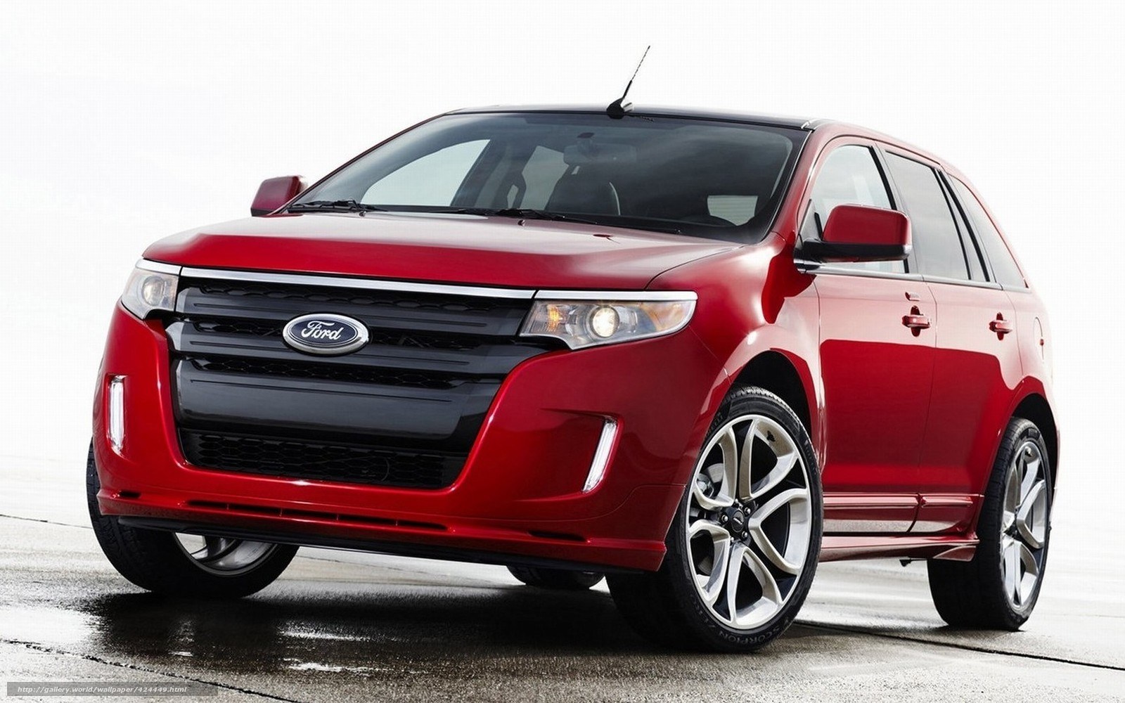 Red Ford Edge SUV