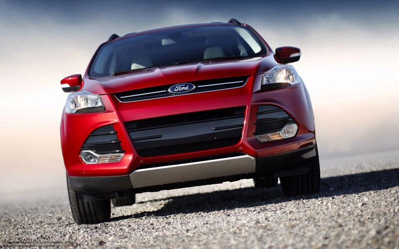 Red Ford Escape SUV