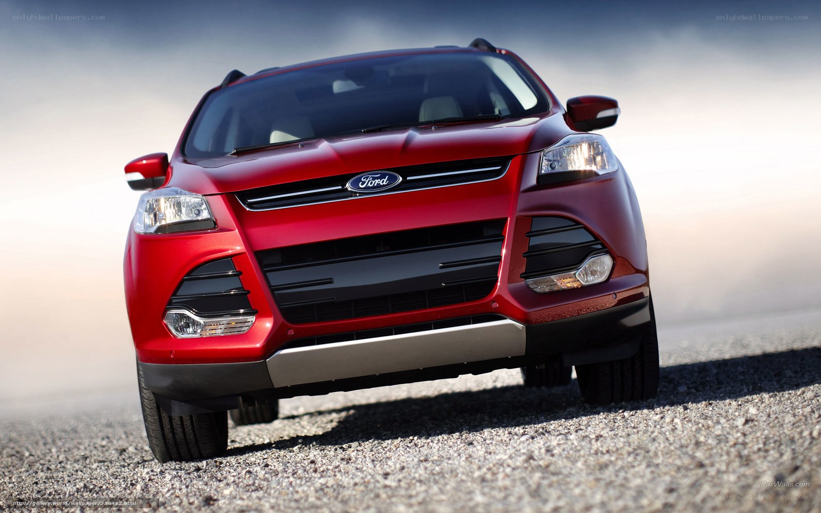 Red Ford Escape SUV
