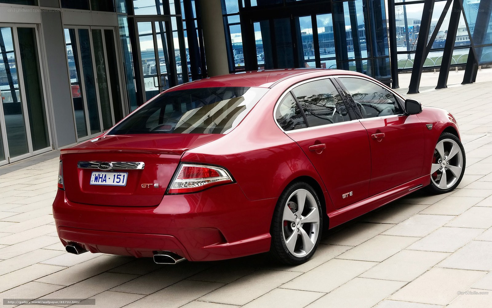 Red Ford Falcon GT-E