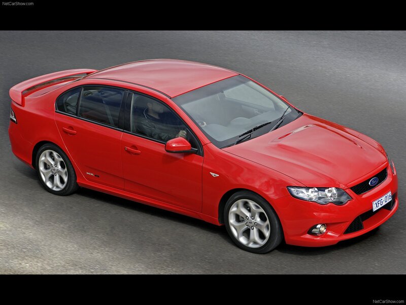 red ford falcon xr6 sedan